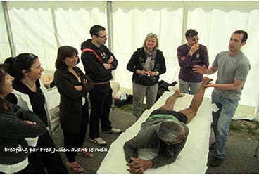 Frédéric JULIEN, cours massage sportif, marathon Annecy